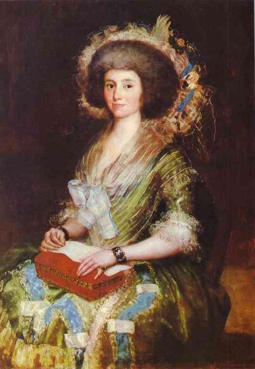 Francisco Jose de Goya Portrait of Senora Bermusezne Kepmasa. oil painting image